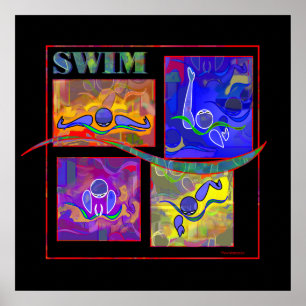 IM Morning, Medley Swim Poster