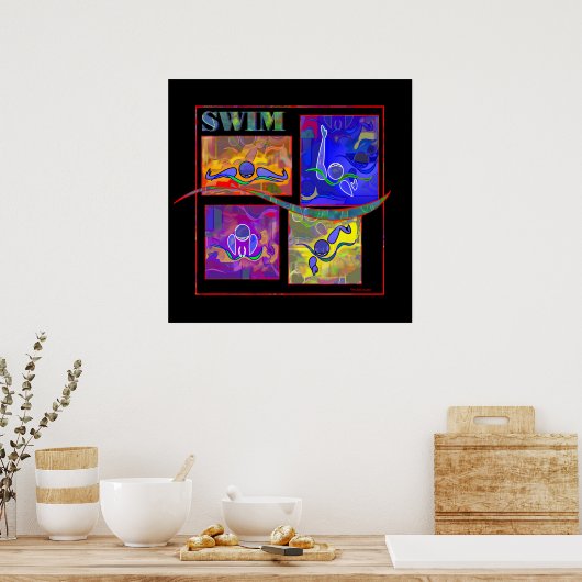 IM Morning Swim Poster (Küche)