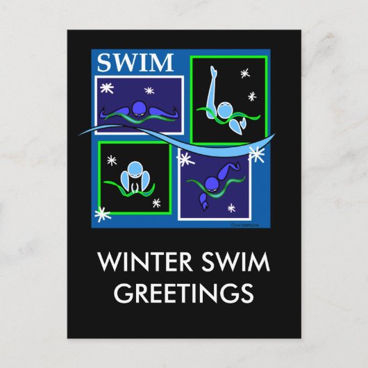 IM Morning Winter Postkarte (Vorderseite)