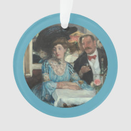 Im Mouquins Restaurant NY - William Glackens Ornament