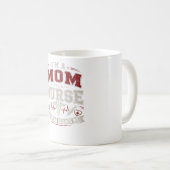 Im Mutter Und Krankenschwester Vintage Mutter Gesc Kaffeetasse (VorderseiteRechts)
