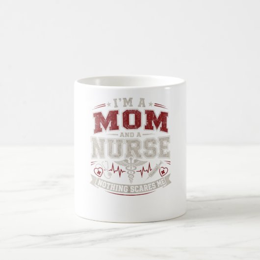 Im Mutter Und Krankenschwester Vintage Mutter Gesc Kaffeetasse (Mittel)