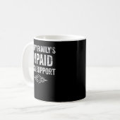 Im my Famillis unbezahlt Tech Support Funny Softwa Kaffeetasse (Vorderseite Links)