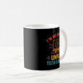 Im My Family’s Unpaid Tech Suprt It Engineer Compu Kaffeetasse (VorderseiteRechts)