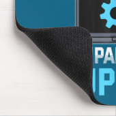 I'm My Family's Unpaid Tech Suprt Funny Computer E Mousepad (Ecke)