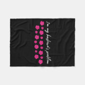 I'm My Husband's Problem Funny Wife Saying Fleecedecke (Vorderseite (Horizontal))