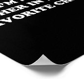 I'm My Mother In Laws Favorite Child Daughter And Poster (Ecke)