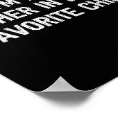 I'm My Mother In Laws Favorite Child Daughter And Poster (Ecke)