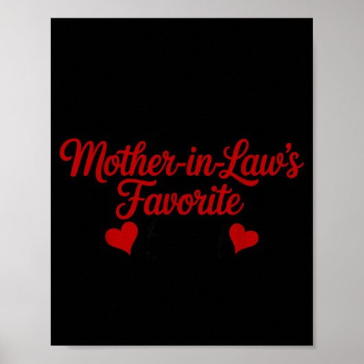 I'm My Mother In Law's Favorite Child Daughter In Poster (Vorne)