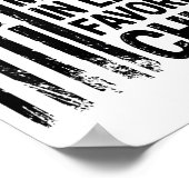 I'm My Mother In Law's Favorite Child Flag Funny M Poster (Ecke)