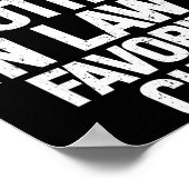 I'm My Mother In Law's Favorite Child Funny Christ Poster (Ecke)