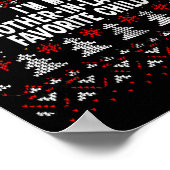 I'm My Mother-in-law's Favorite Child Funny Christ Poster (Ecke)