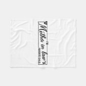 I'm My Mother In Law's Favorite Child, Funny Daugh Fleecedecke (Vorderseite (Horizontal))