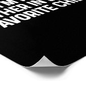 I'm My Mother In Law's Favorite Child Funny Daught Poster (Ecke)