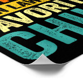 I'm My Mother In Laws Favorite Child Funny Family  Poster (Ecke)