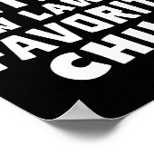 I'm My Mother In Law's Favorite Child Funny Family Poster (Ecke)