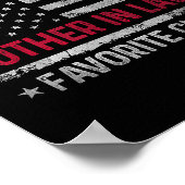 I'm My Mother In Law's Favorite Child Funny Family Poster (Ecke)