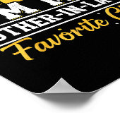 I'm My Mother In Laws Favorite Child Funny Family  Poster (Ecke)
