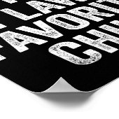 I'm My Mother In Law's Favorite Child Funny Family Poster (Ecke)