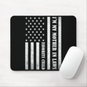 I'm My Mother In Laws Favorite Child Funny Parent Mousepad (Mit Mouse)