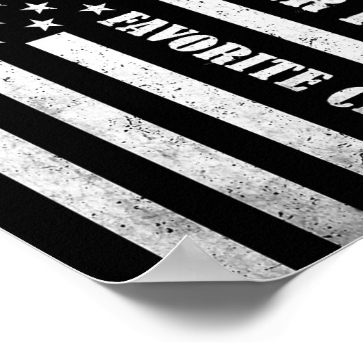 I'm My Mother In Laws Favorite Child Funny Parent Poster (Ecke)