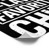 I'm My Mother In Law's Favorite Child Funny Parent Poster (Ecke)