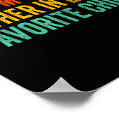 Im My Mother In Laws Favorite Child Funny Parent Poster (Ecke)