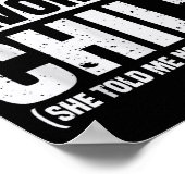 I'm My Mother In Law's Favorite Child - Funny Son  Poster (Ecke)