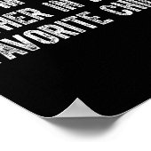 I'm My Mother In Law's Favorite Child  Poster (Ecke)