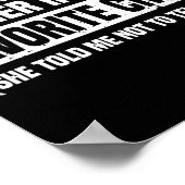 I'm My Mother In Law's Favorite Child - Son Daught Poster (Ecke)