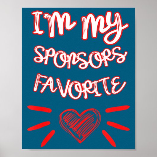 I'm My Snsors Favorite Funny Quote Tank Top  Poster (Vorne)