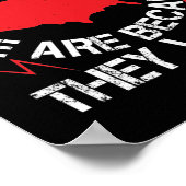 Im Nachhinein sind wir, weil sie Poster (Ecke)