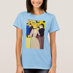 Im Nachtclub von Toulouse Lautrec, Vintage Kunst T-Shirt