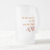 Im Namen der Hefe Mattglas Bierglas (VorderseiteRechts)