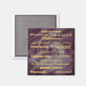 im Namen Jesu... Magnet (Vorderseite/Rückseite)