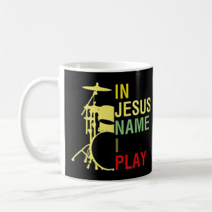 Im Namen Jesu spiele ich Vintage Drum T-ShirtVinta Kaffeetasse