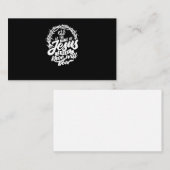 Im Namen Jesu wird sich jedes Knie Christlich beug Visitenkarte (Vorne/Hinten)