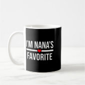 I'm Nana's Favorite  Kaffeetasse (Links)