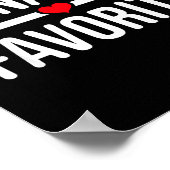 I'm Nana's Favorite Poster (Ecke)