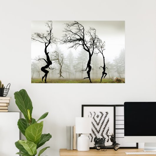 Im Nebel Poster (Heimbüro)