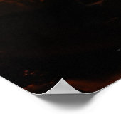 Im Nebel springen Poster (Ecke)