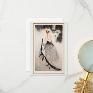 Im Nest, 1922 von Louis Icart Dankeskarte