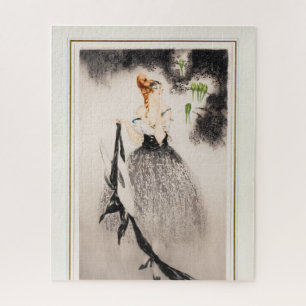 Im Nest, 1922 von Louis Icart Puzzle