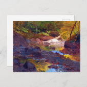Im Neuengland Woods by Frederic Edwin Church Postkarte (Vorne/Hinten)