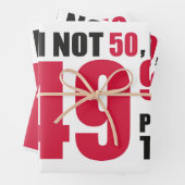 Im nicht 50 im 49.95 plus Steuer Geschenkpapier Set (Beispiel)