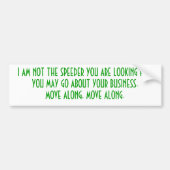 im nicht beschleunigend… autoaufkleber (Vorne)