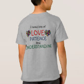 iM NICHT ein GÖR… ICH HABE AUTISMUS T-Shirt (Rückseite)