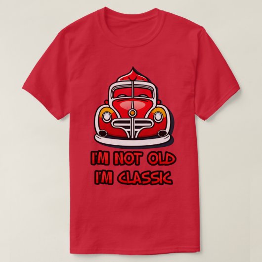 im nicht old im classic T-Shirt (Design vorne)