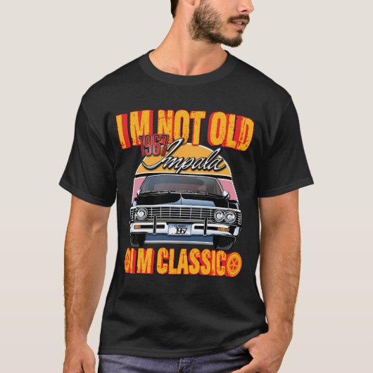 im nicht old im classic Vintag tshirts (Vorderseite)
