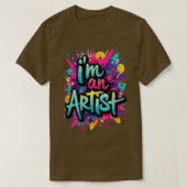 im niedlichen Graffiti-Text T-Shirt (Design vorne)